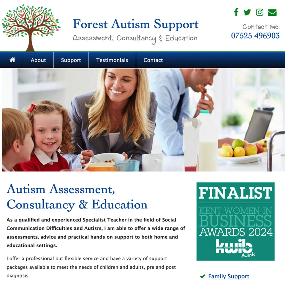 Forest Autism Support Website