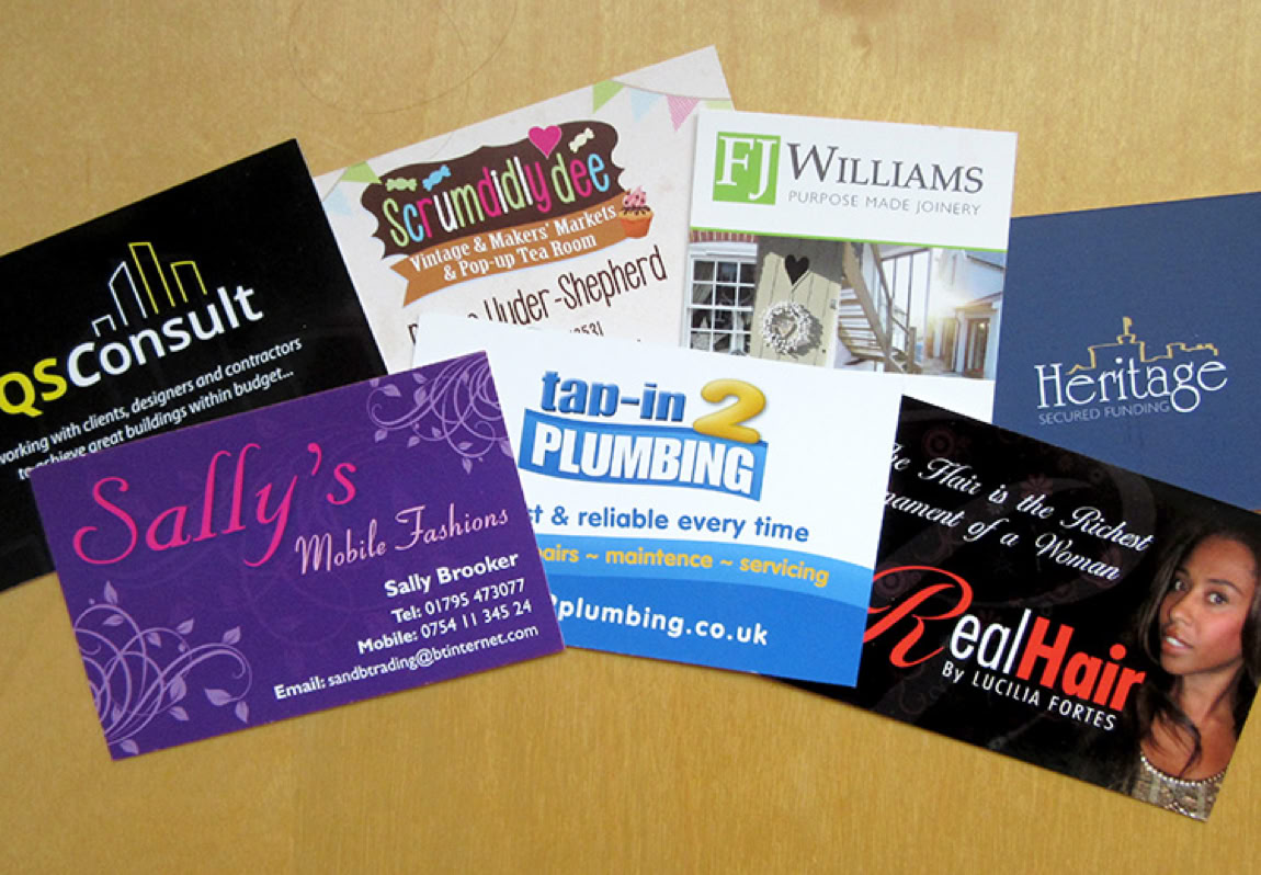 We can design and print bespoke business cards to your specifications.