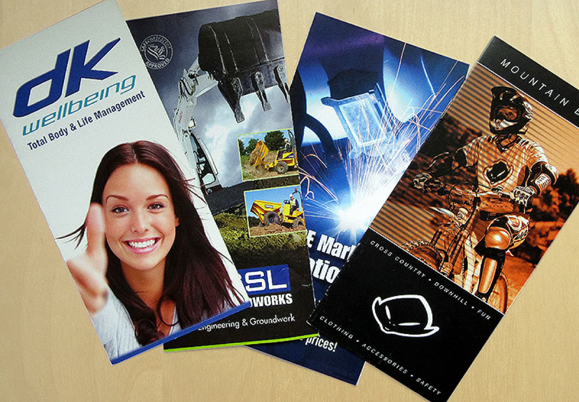 We can design and print bespoke folded leaflets to your specifications.